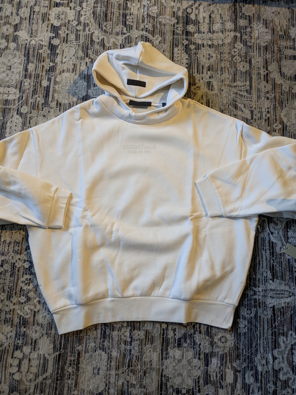 Fear of God Essentials Hoodie – Cloud Dance – Men's Medium – NWT